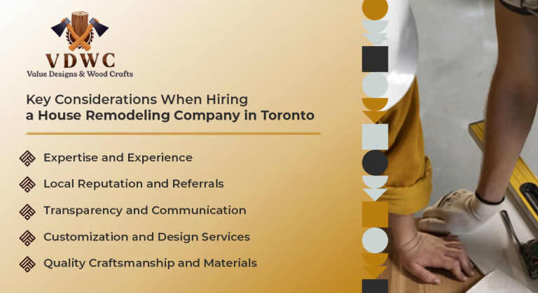 Key Considerations When Hiring a House Remodeling Company in Toronto