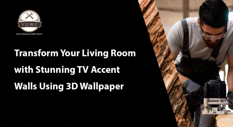 Transform Your Living Room with Stunning TV Accent Walls Using 3D Wallpaper